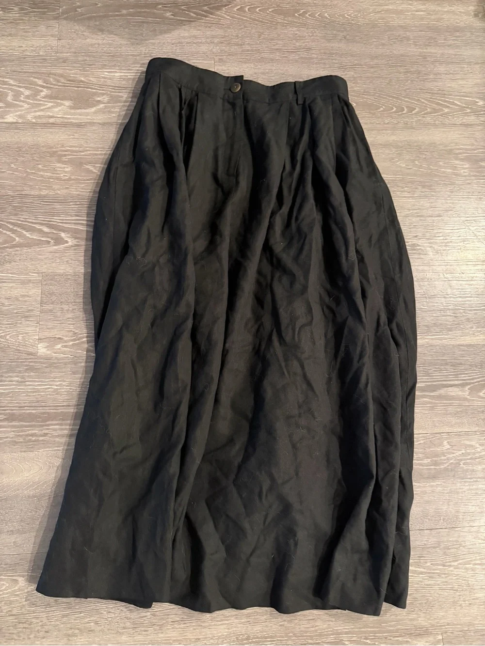 Mara Hoffman black tulay midi pleated skirt - Picture 2 of 5